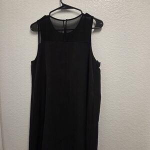 Halogen Black Sleeveless Midi Dress